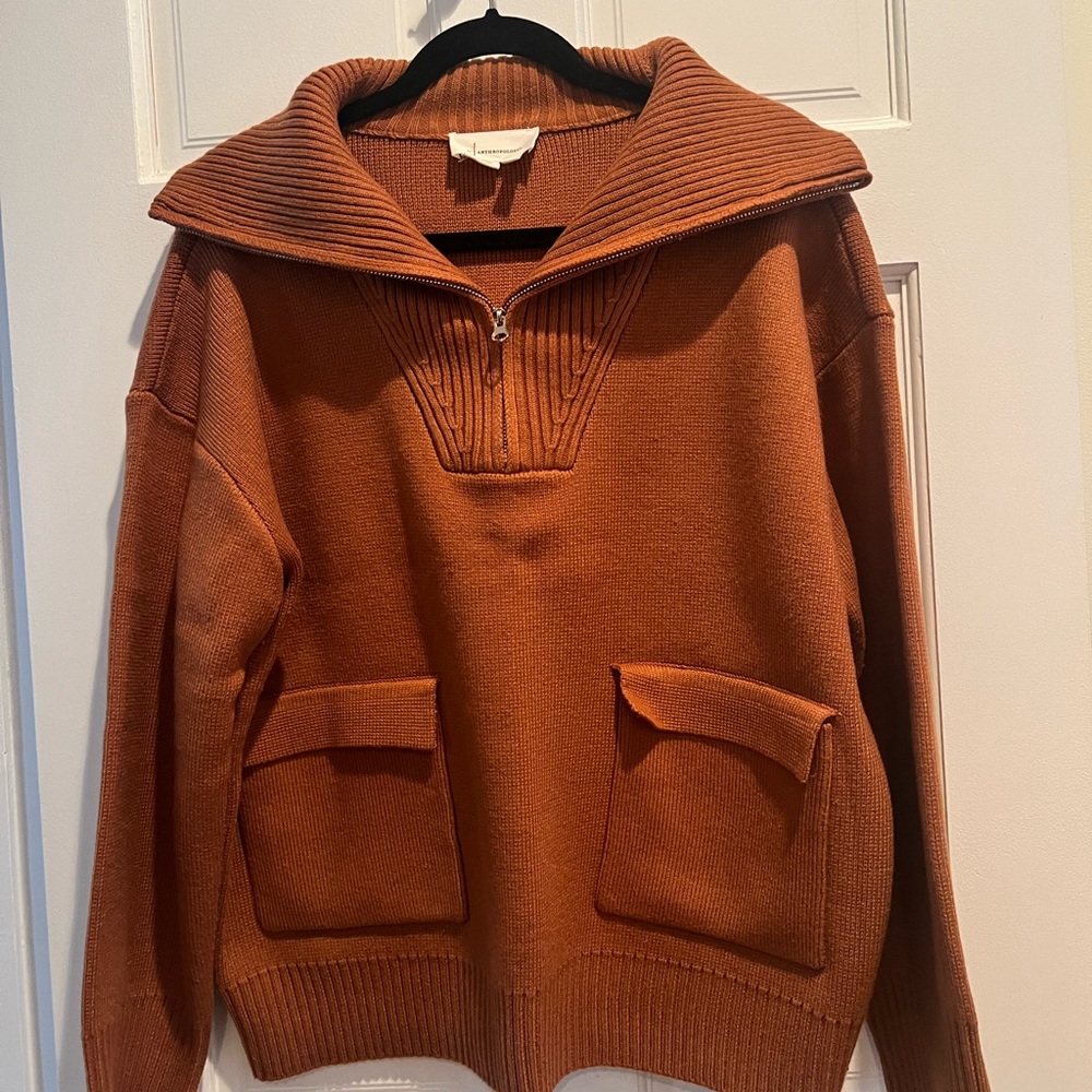 Women’s English factory half pullover sweater